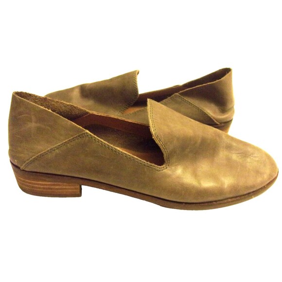 Lucky Brand Cahill Sz. 7.5 Gray Flat Shoes Butter Soft Leather Rubber Sole - Picture 3 of 6